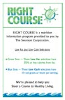 ( The Swanson Corp., based in Omaha, Neb., tags products for both low-carb and low-fat content in its Right Course program.) ( The Swanson Corp., based in Omaha, Neb., tags products for both low-carb and low-fat content in its Right Course program.)