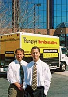 Craig Kushner, left, and David Gordon invested a lot of time working with their software provider in DEXing their machines. The investment has paid off in greater efficiencies and a more productive staff.