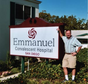 'Scott' Spector keeps busy servicing convalescent centers he secured with the help of a locator.