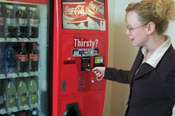 Consumers are paying for more purchases with credit and debit cards. Cold drink machines have taken the lead thus far with card readers. Consumers are paying for more purchases with credit and debit cards. Cold drink machines have taken the lead thus far with card readers.