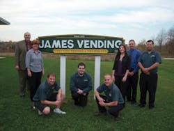 James Vending team players are, at left: Jesse J Risha, Roberta Croushore, Jude Packrone, Tofy Risha, Justin Packrone, Carol Richezza, Don Havens and Joe Hackney. James Vending team players are, at left: Jesse J Risha, Roberta Croushore, Jude Packrone, Tofy Risha, Justin Packrone, Carol Richezza, Don Havens and Joe Hackney.