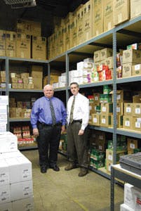 Lee Hartnett, left, and Tom O&rsquo;Malley, have found continuously offering new options is key to success in both vending and OCS.