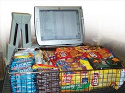 Premier Food Service in North English, Ia. developed wireless screens to display pick lists in the warehouse. Software generates the pick lists. Premier Food Service in North English, Ia. developed wireless screens to display pick lists in the warehouse. Software generates the pick lists.