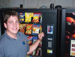 Kevin Searcy developed a point-of-sale video screen, one of several technology tools the company uses. Kevin Searcy developed a point-of-sale video screen, one of several technology tools the company uses.