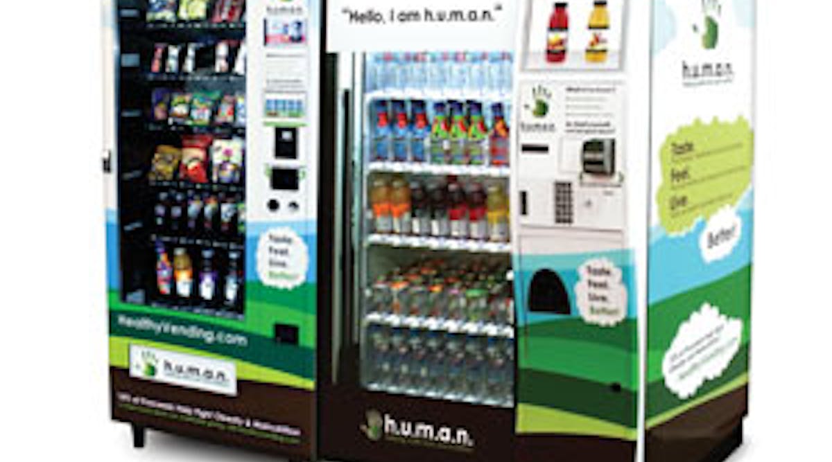 H.U.M.A.N. Healthy Vending offers machines, products, merchandising, locations, remote monitoring and multiple payment options.