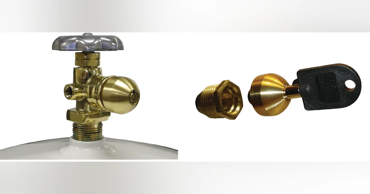 Propane Lock Lock America Propane Valve Security Lock | Vending Market Watch