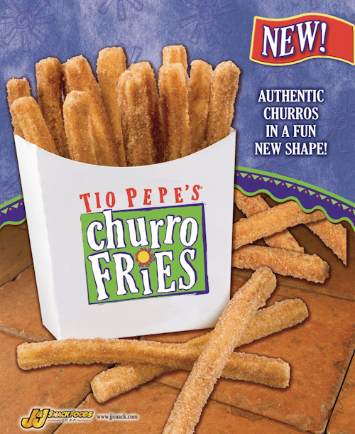J&J Snack Foods TIO PEPE'S Churro Fries From J&J Snack Foods Corp