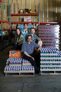 The Custom Touch Vending LLC team includes, at left: Suzanne Suwanda, Robert Cornelius, Mike Johnson and Chris Tomasso.