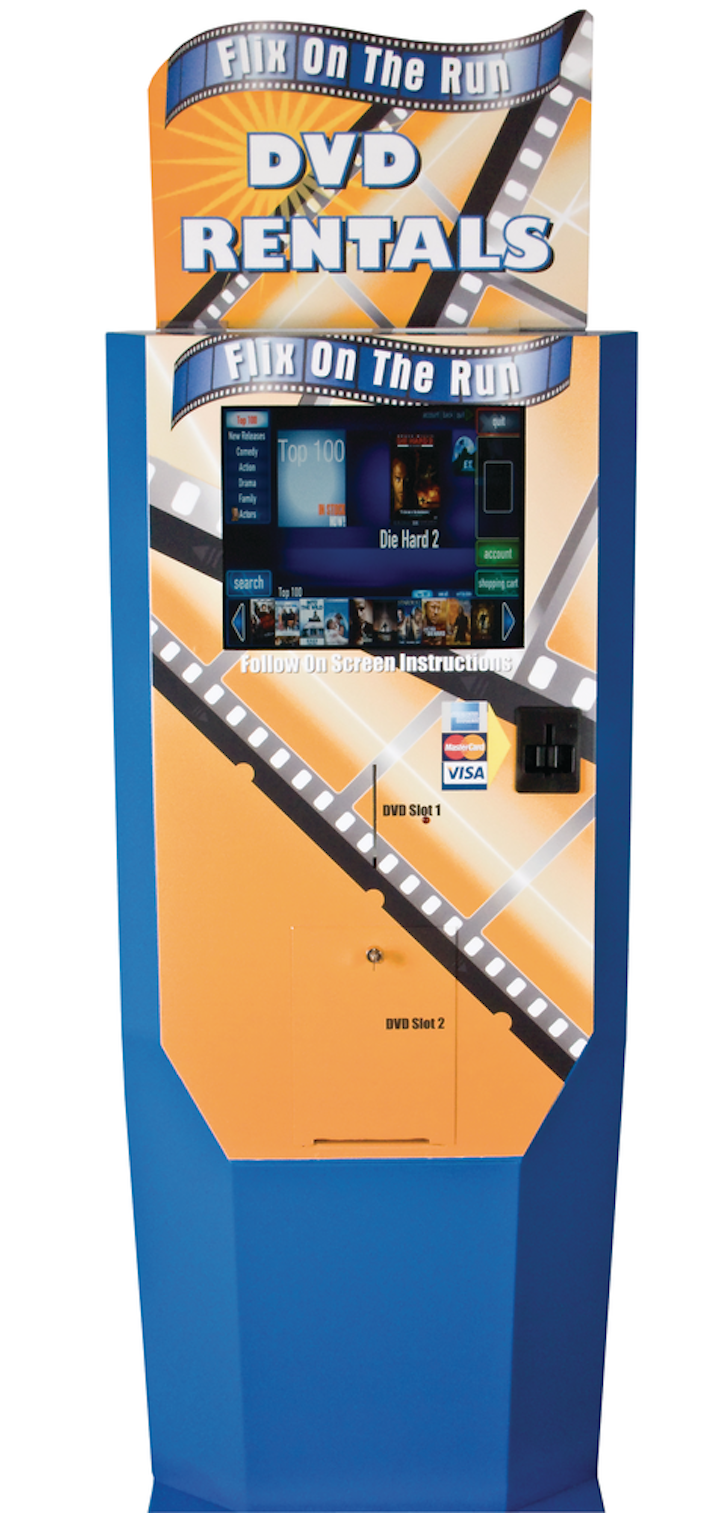 Signifi Solutions Outdoor DVD Rental Kiosk From Flix Kiosk/Signifi
