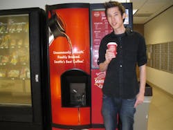 Andrew Davis found the SBC machine boosted sales. Andrew Davis found the SBC machine boosted sales.