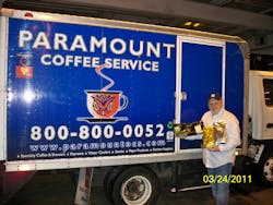 Tom DiNardo has found success partnering with an out-of-state operator in launching Paramount Coffee Service, Union, N.J. Tom DiNardo has found success partnering with an out-of-state operator in launching Paramount Coffee Service, Union, N.J.