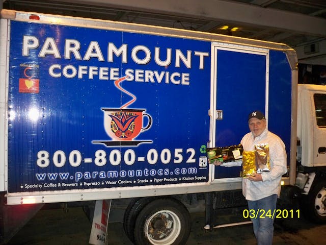 Tom DiNardo has found success partnering with an out-of-state operator in launching Paramount Coffee Service, Union, N.J.