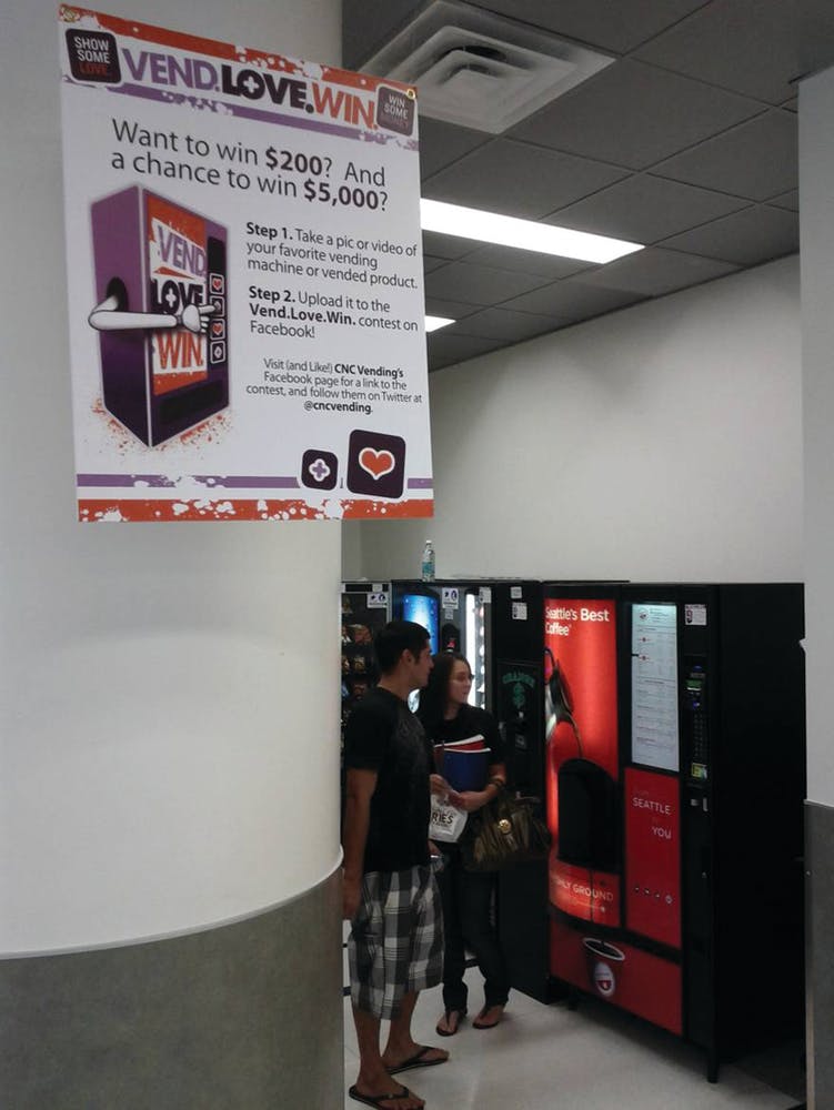 GNC Vending LLC in Houston, Texas has found the Vend.Love.Win Facebook materials helpful as customer relations tools at locations.