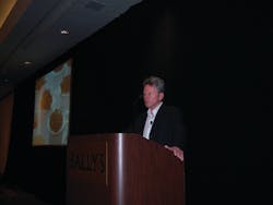 Tea expert Steve Smith describes the opportunity for tea's growth during the National Automatic Merchandising Association CoffeeTea&Water Show in Las Vegas Tea expert Steve Smith describes the opportunity for tea's growth during the National Automatic Merchandising Association CoffeeTea&Water Show in Las Vegas