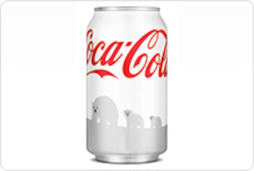 Coca-Cola&apos;s white Coke cans will help build awareness to protect polar bear habitats.