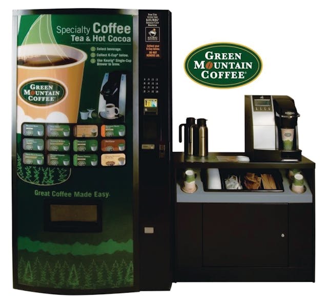 Greenmountaincoffeebrandedkcupdispensingvendingmachine 101103701