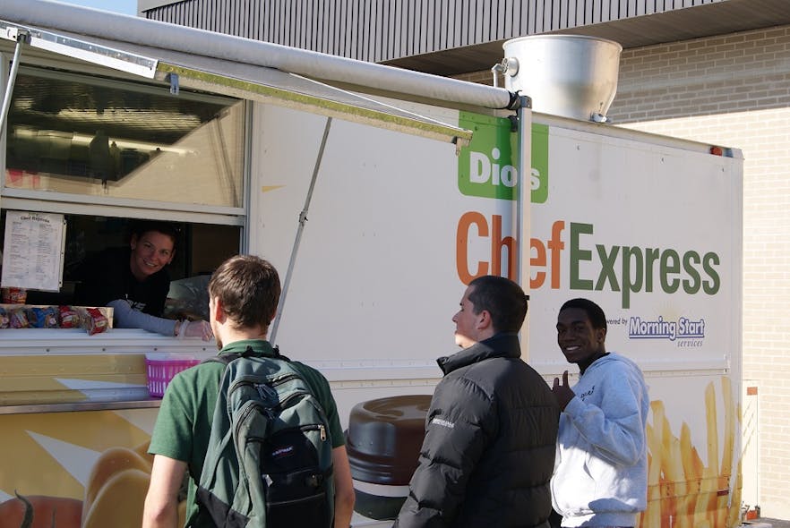 The Dio&apos;s Chef Express serves students at a technical school in Moorestown, N.J.