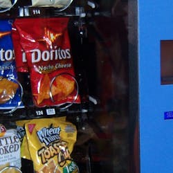 Vendors Exchange International Inc. offers both video screens that display nutritional information and stick or roll displays for the product slots.