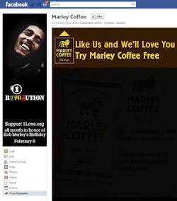 Marley Coffee Homepage