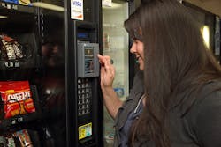Nutrition display at the point of sale is one aspect of smart vending. Nutrition display at the point of sale is one aspect of smart vending.