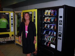 Maureen Pisanick, foodservice director at the Hudson, Ohio schools, has found vending a good way to meet nutrition rules. Maureen Pisanick, foodservice director at the Hudson, Ohio schools, has found vending a good way to meet nutrition rules.