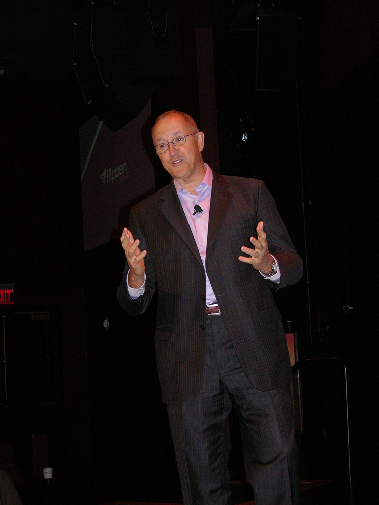 Flip Flippen, author of &ldquo;The Flip Side&rdquo; and a business consultant, spoke on how to change behaviors and attitudes that stand in the way of success.