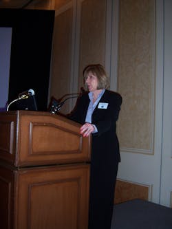 Sandy Larson updates NAMA state council officers on calorie disclosure. Sandy Larson updates NAMA state council officers on calorie disclosure.