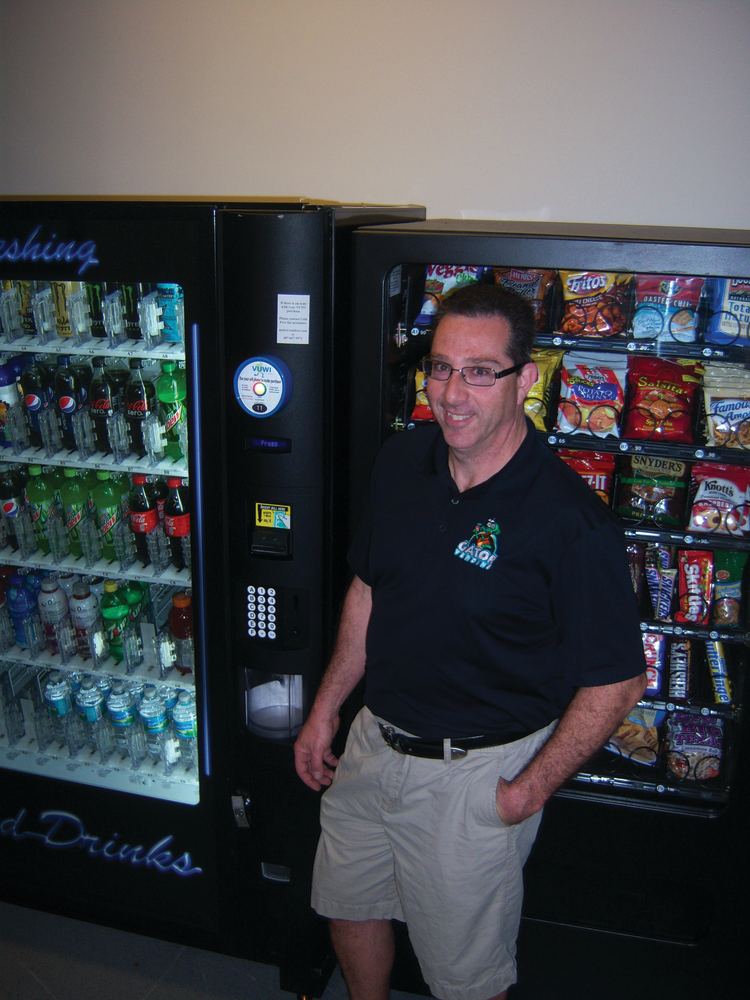 Gary Arwin claims the Coin Free VUWI cashless system has been popular with customers.