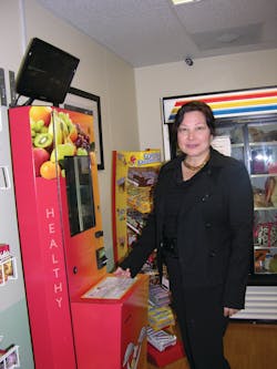 Sylvia comes to the market every day, but she rarely did when it was a bank of vending machines. She says the quality is better now, as well as the variety. 'It's been really great,' she said. Sylvia comes to the market every day, but she rarely did when it was a bank of vending machines. She says the quality is better now, as well as the variety. 'It's been really great,' she said.