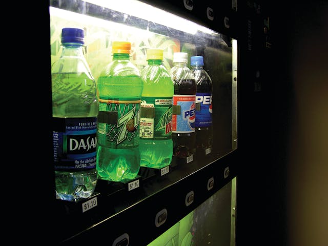 Backlit Soda Vending Machine 10770342