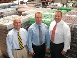 Partners Wade Stooks, left, Kevin Van Hazel and Chuck Walton have progressively moved to larger warehouses since starting the company from a garage. Partners Wade Stooks, left, Kevin Van Hazel and Chuck Walton have progressively moved to larger warehouses since starting the company from a garage.