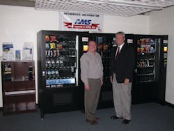 Keith Callahan (left), manager of the Glendale facility showed the new Wachtor Electronics location to AMS Western Regional Manager Tom Hutchison. Keith Callahan (left), manager of the Glendale facility showed the new Wachtor Electronics location to AMS Western Regional Manager Tom Hutchison.