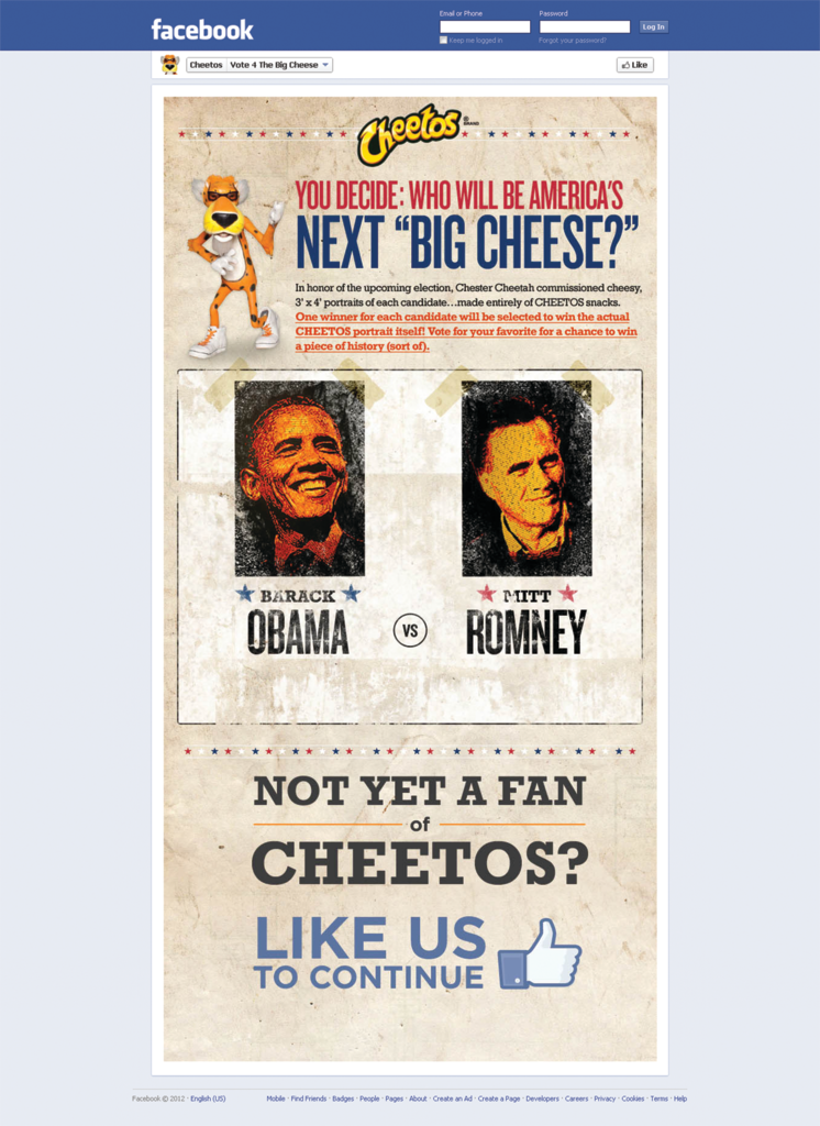 Cheetos Vote 4 The Big Chees 10798266