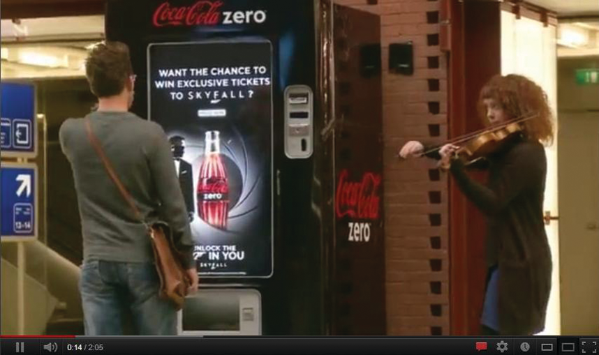 Coke Zero Touchscreen Skyfall 10819178