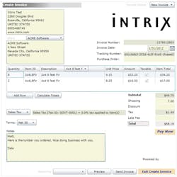 Intrix Invoice Creator 10819410