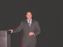 Mike Dabadie of Heart+Mind Strategies presents the results of NAMA sponsored research of office beverage service. Mike Dabadie of Heart+Mind Strategies presents the results of NAMA sponsored research of office beverage service.