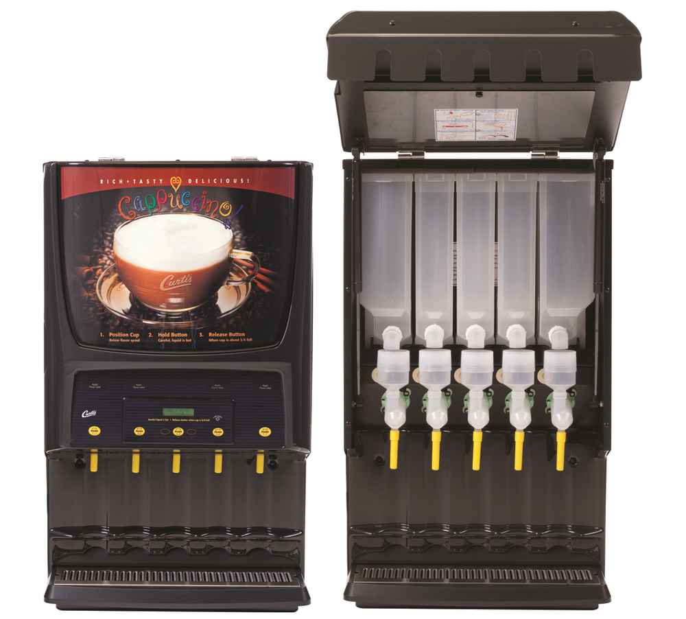 3 Flavor Curtis Commercial Oatmeal cappuccino Auto Dispenser/Dispensing System 