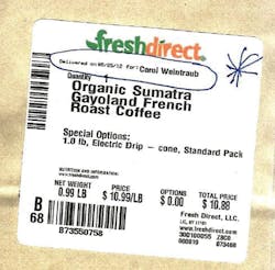 Already, today, my wife orders groceries from Fresh Direct and for special orders, in this case a specific coffee mixture she requested, Fresh Direct labels the coffee to confirm her special order with her name. How soon will it be before micro market operators will be able to do this, and perhaps encourage the removal of cafeterias by offering a smartphone app so that the consumer can both order and pay for their fresh food for next day delivery to their desk properly labeled? Already, today, my wife orders groceries from Fresh Direct and for special orders, in this case a specific coffee mixture she requested, Fresh Direct labels the coffee to confirm her special order with her name. How soon will it be before micro market operators will be able to do this, and perhaps encourage the removal of cafeterias by offering a smartphone app so that the consumer can both order and pay for their fresh food for next day delivery to their desk properly labeled?