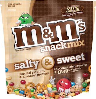 M&M's Snack Mix Sweet & Salty: Peanut and Milk Chocolate Review 