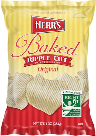 HERR'S Baked! Original Potato Crisps, 7 oz