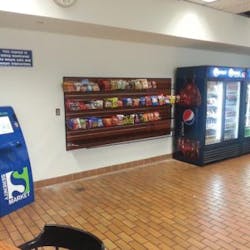 Three Square Market and Serenity Vending open their first micro market in Illinois at Alco Manufacturing in Machesney Park, Ill. AFTER - Alco Manufacturing, Machesney Park, IL
