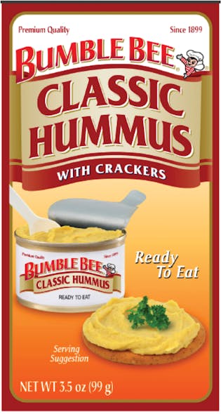 Classic Hummus With Crackers 11267109