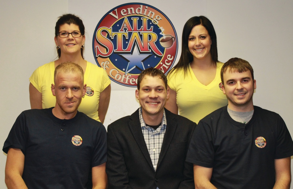 All Star, located in the Twin Cities, Minn., is now home to five employees: two route drivers, one technician and two office workers.