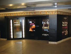 Bryant Park - 42nd Street Station, L’Oreal interactive kiosk. Bryant Park - 42nd Street Station, L’Oreal interactive kiosk.