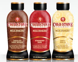 Cold Stone Milk Shakers 3 Flav 11406327 Cold Stone Milk Shakers 3 Flav 11406327