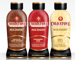 Cold Stone Milk Shakers 3 Flav 11406327