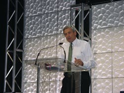 Michael Kasavana, Ph.D., NAMA Endowed Professor, moderated a V-Commerce session focused on how technology is allowing vending to transform into an unattended retail destination. Michael Kasavana, Ph.D., NAMA Endowed Professor, moderated a V-Commerce session focused on how technology is allowing vending to transform into an unattended retail destination.