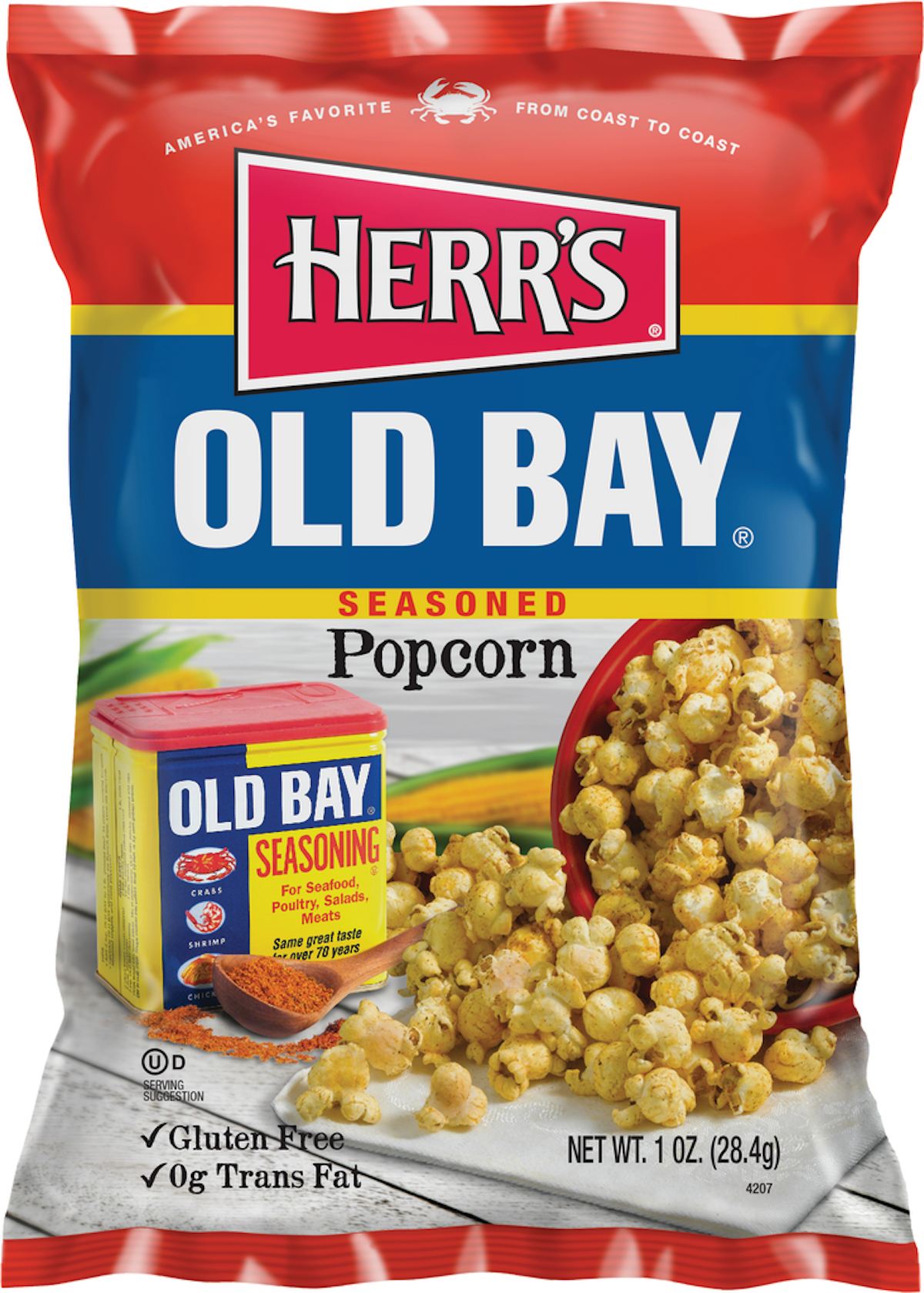 Herr S Popcorn With Genuine Old Bay From Herr Foods Inc Vending Market Watch Old bay 30% less sodium seasoning, 2 oz. herr s popcorn with genuine old bay