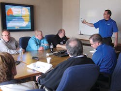 Todd Westby of Three Square Market hosting a seminar. Todd Westby of Three Square Market hosting a seminar.