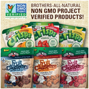BrothersAllNatural Awarded NonGMO Project Verification Seal Of